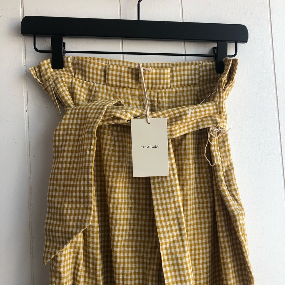 NWT Tularosa Gingham Tomasa Trousers - Picture 3 of 4